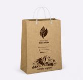 Túi giấy kraft phong cách organic